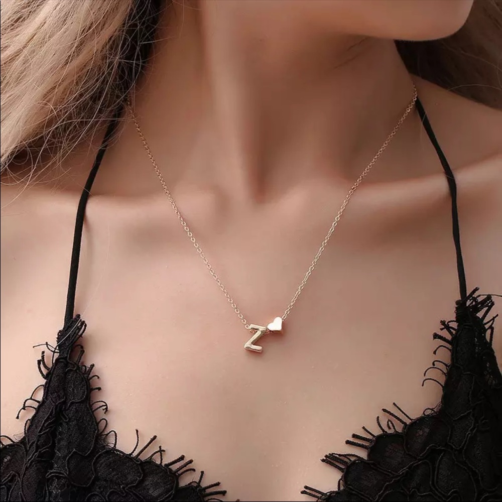 18K Gold Plated Initial Letter “B” Necklace